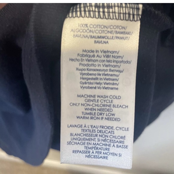 Chaps Navy Midi Dress - Picture 5 of 5